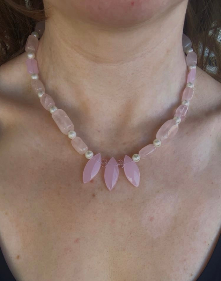 Strawberry Quartz Necklace