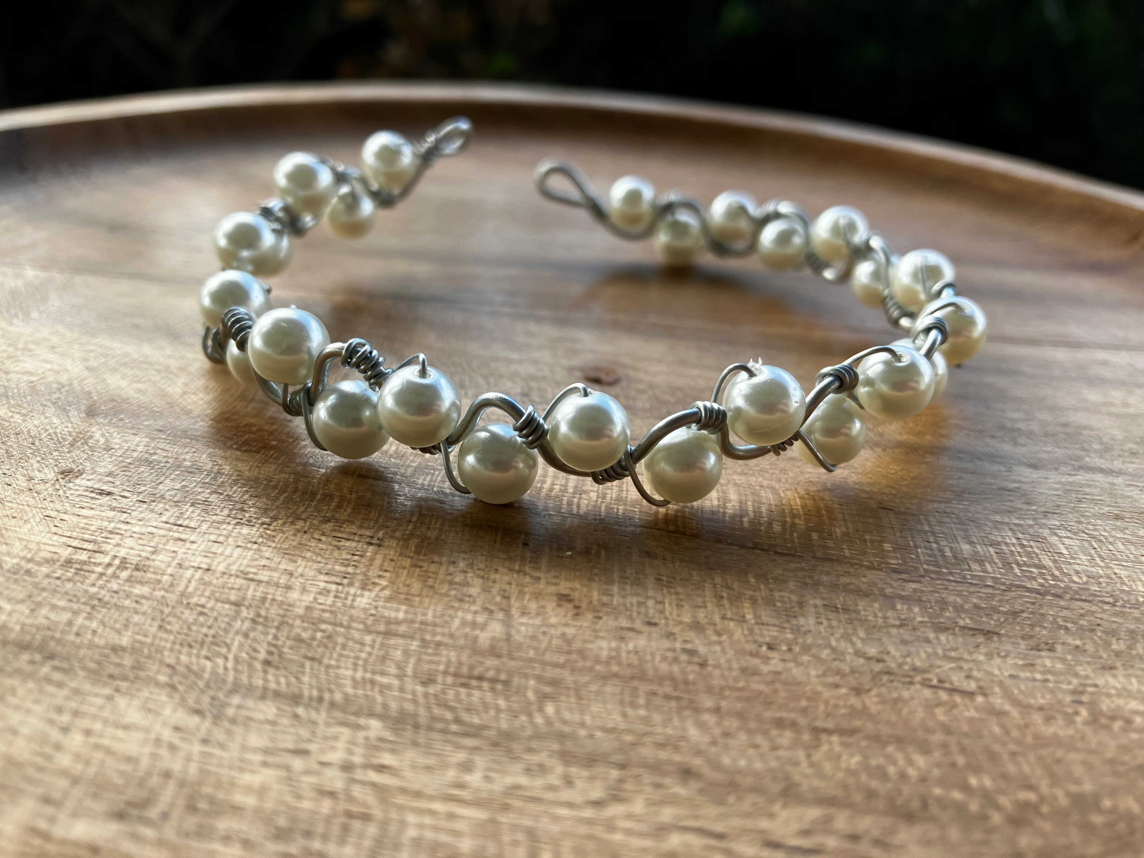 Wire Wrapped Pearls