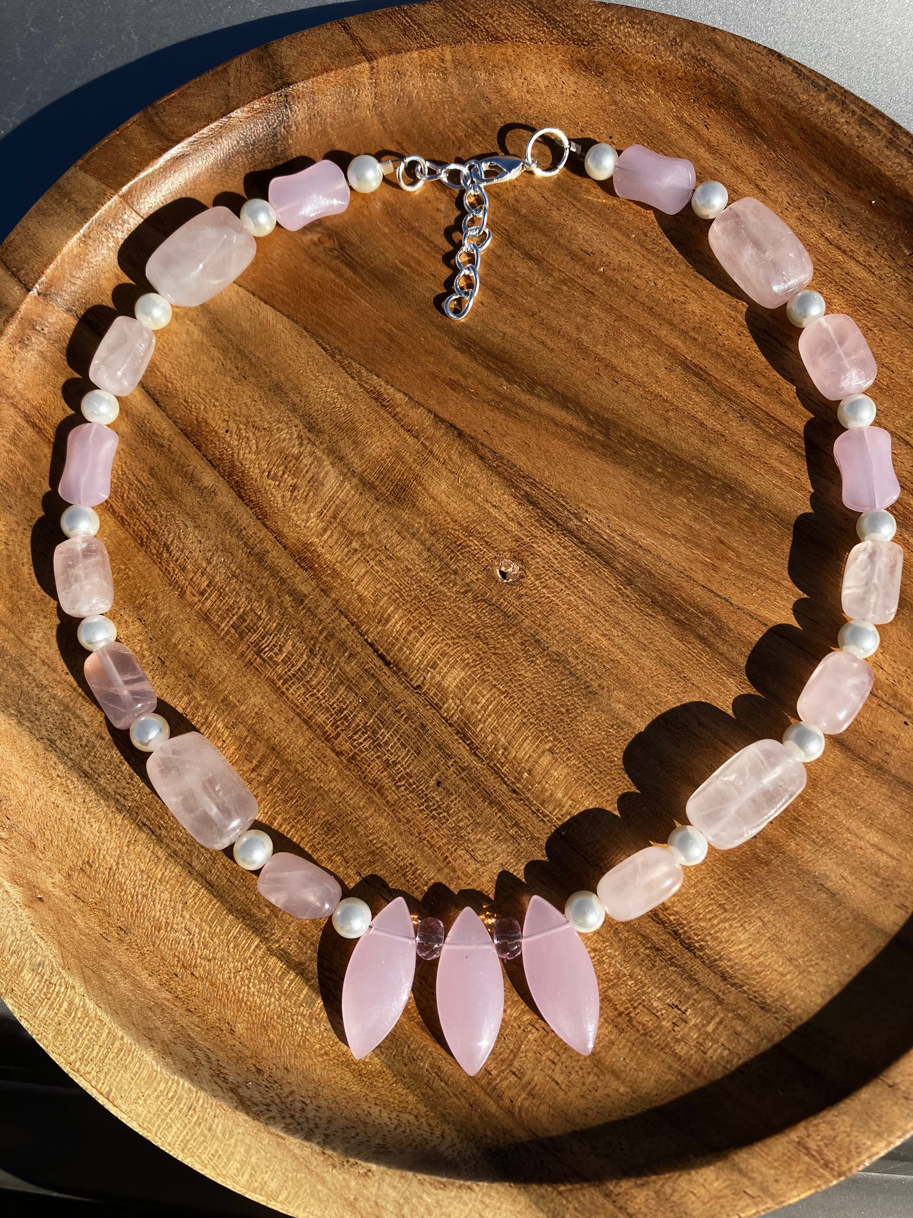 Strawberry Quartz Necklace