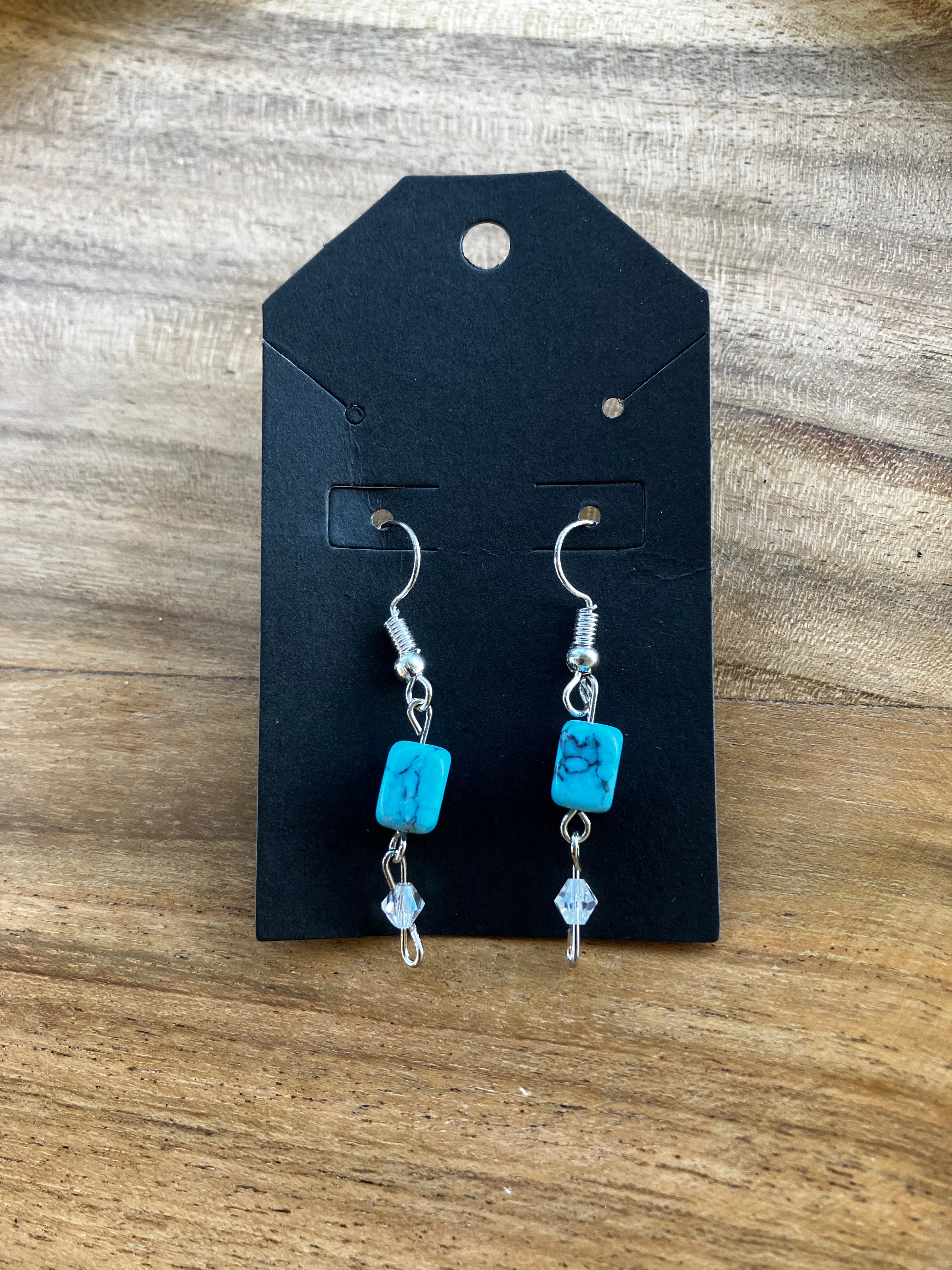 Blue Stone Earrings